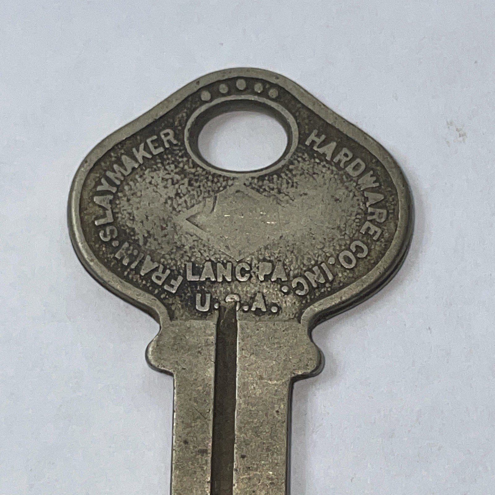Fraim Slaymaker Hardware Co Vintage Key – No 111 – Unique Lancaster PA