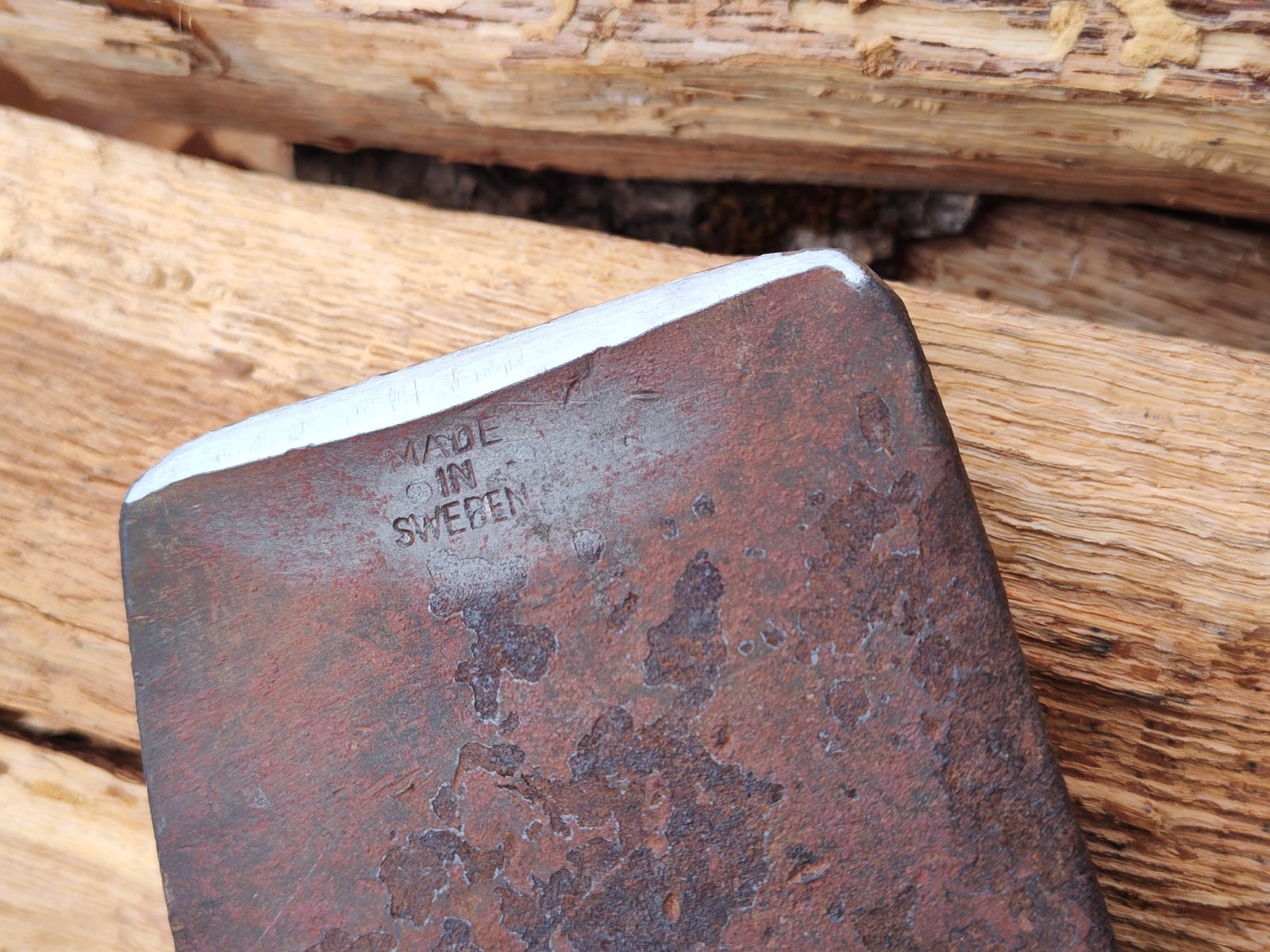 Vintage Sater Banco Tasmanian Axe Head 4 1/2lb (4.2lb actual)