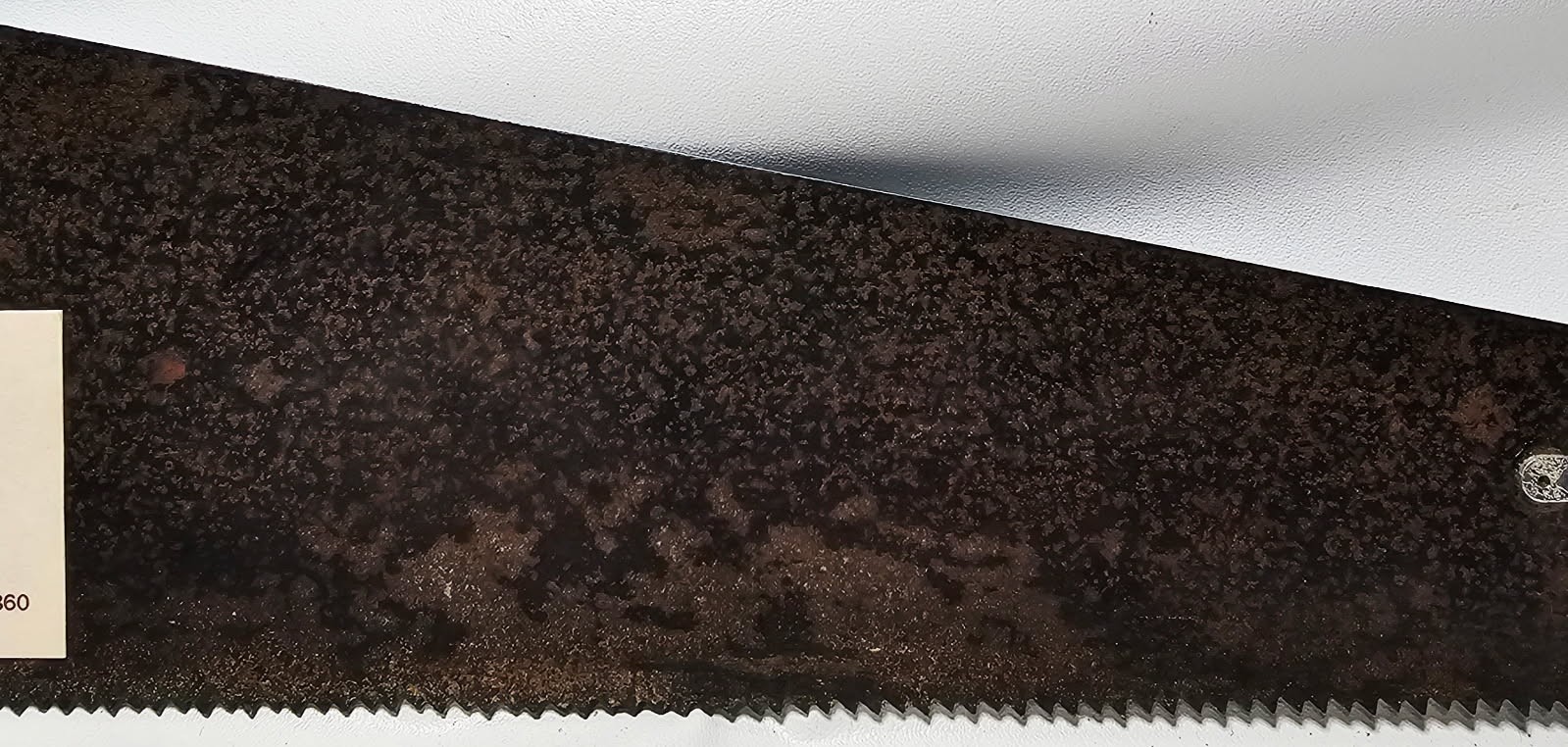 Vtg Hand Painted H Disston & Sons Saw Blade Country Landscape Scene 26″L Signed