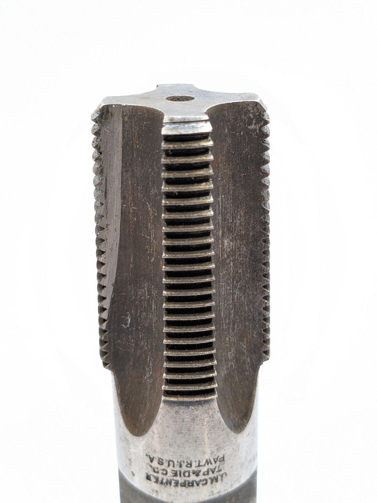 Vintage 1-11 Tap 1″-11 Tap J.M. Carpenter Tap & Die Co. Pawtucket RI USA