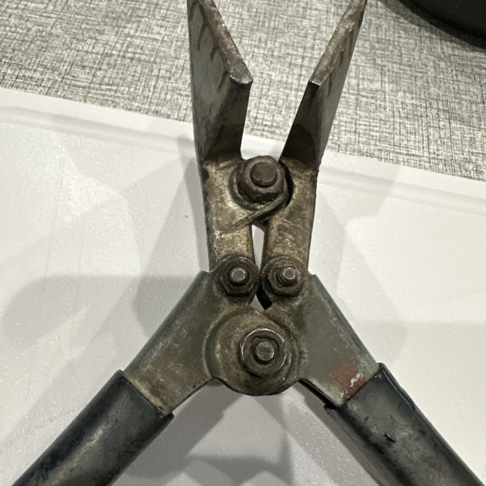 Vintage / Antique 8″ Hand Seamer Sheet Metal Brake Tool Pliers USA Free S & H