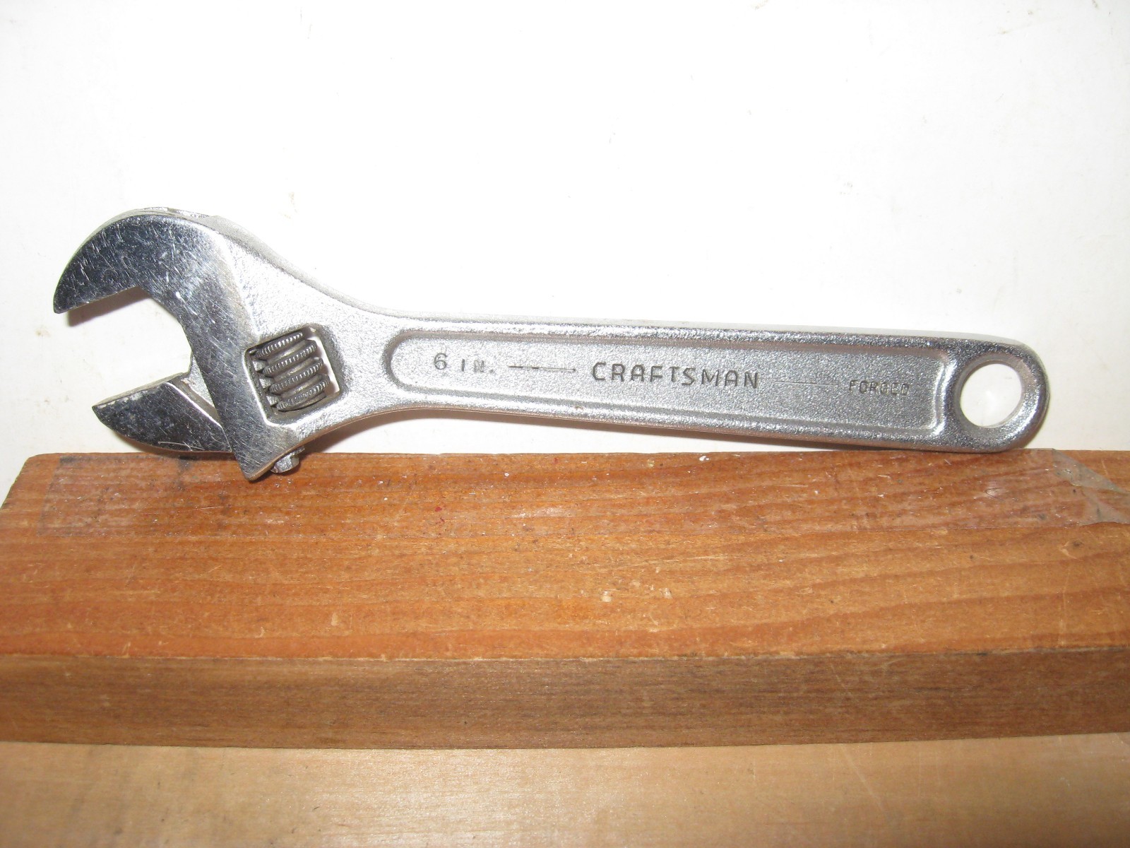Vintage Craftsman JW 6″ Adjustable Wrench Forged in USA – NICE