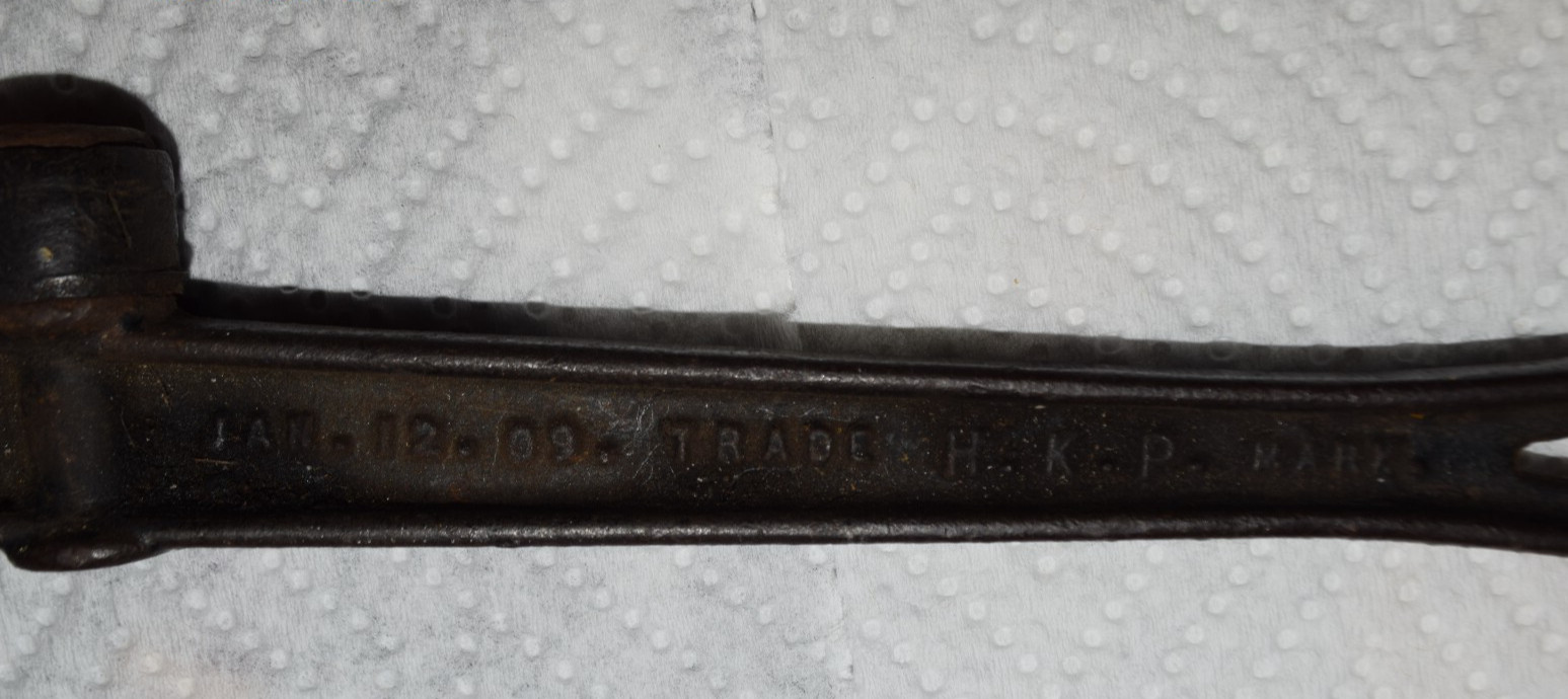 1909 Antique H K Porter HKP Small Bolt Cutter Boston, Mass, USA 15 inches