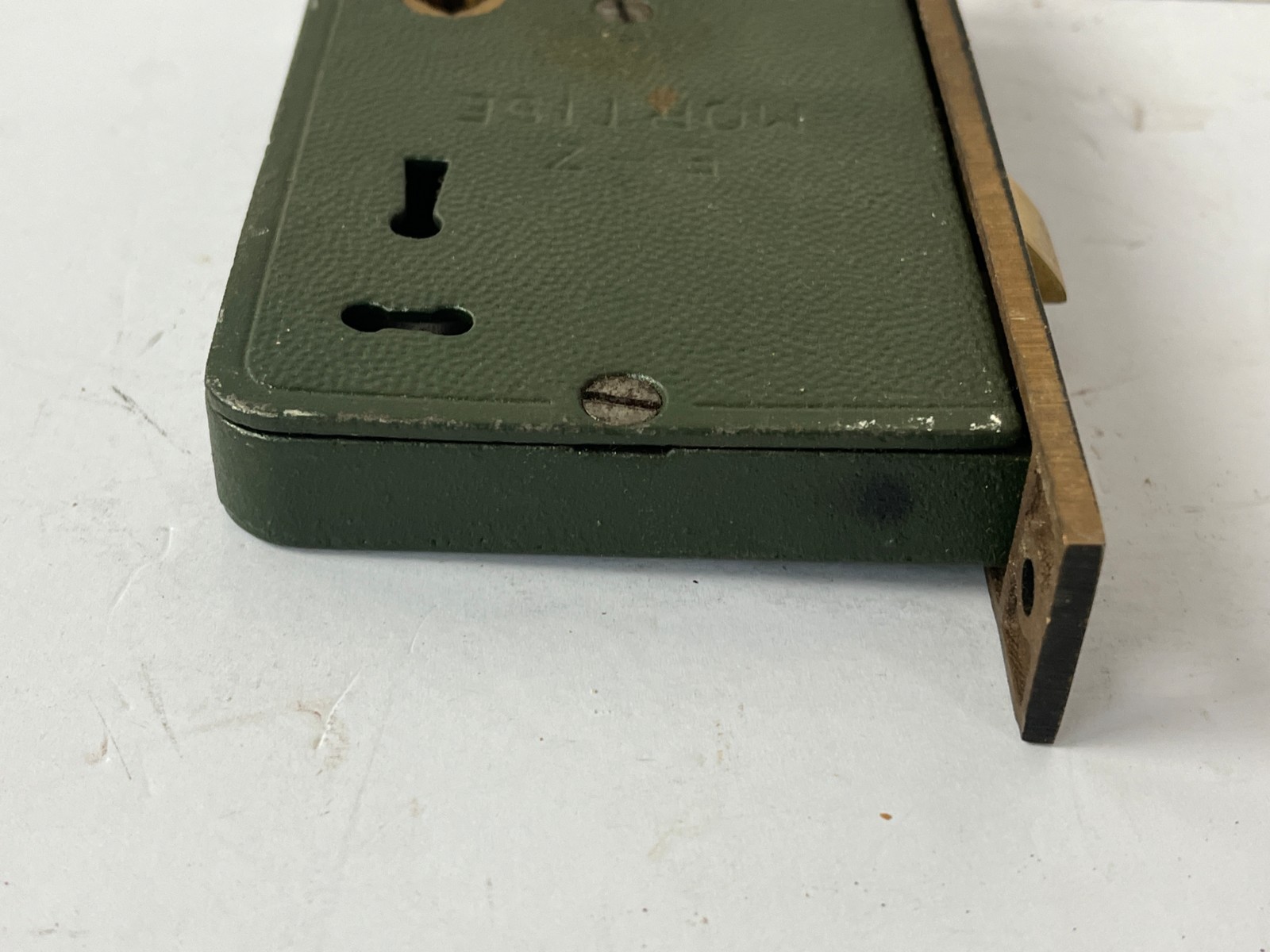 Vintage New old stock E Z Mortise Lock Rim Dead bolt 6″ Face Plate Strike E-Z