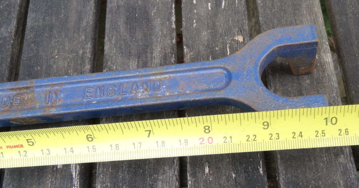 BAHCO RECORD 6552 WRENCH 1/2in ,3/4in made in England