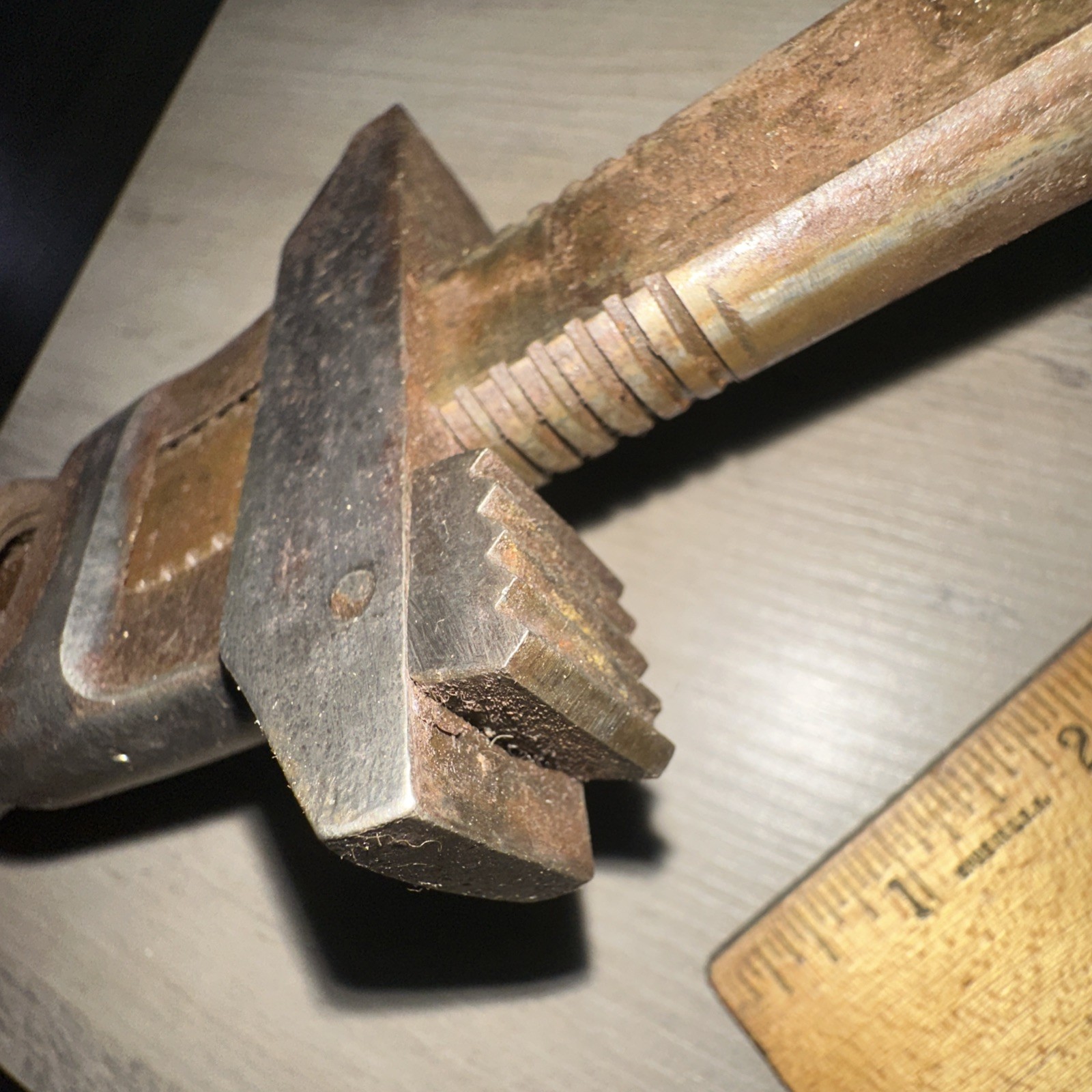 Vintage Bemis & Call “Hawk Bill” Combination Adjustable Pipe Monkey Wrench