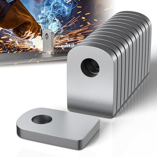 12 Pcs Weld on Tabs with Holes, Weld on Steel Gussets, Weld on Shock 12 PCS