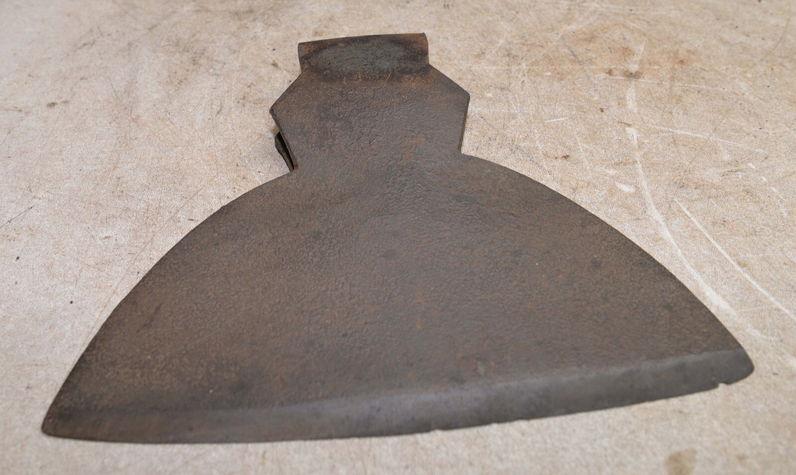 Antique D R Barton Roch NY blacksmith forged broad axe collectible hewing tool