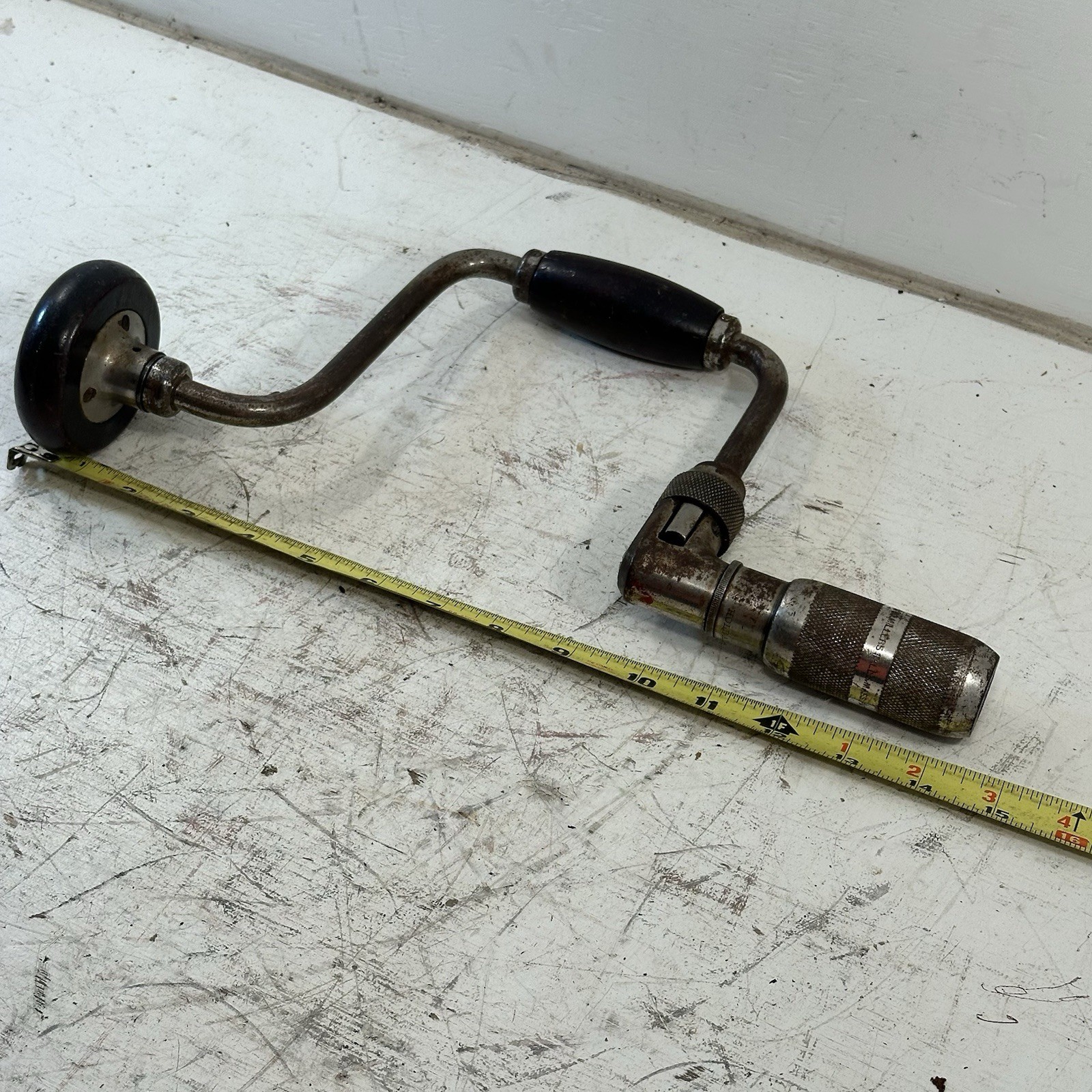 Vintage Miller Falls No 733 Ratchet Brace Tool Very Nice Workable Condition