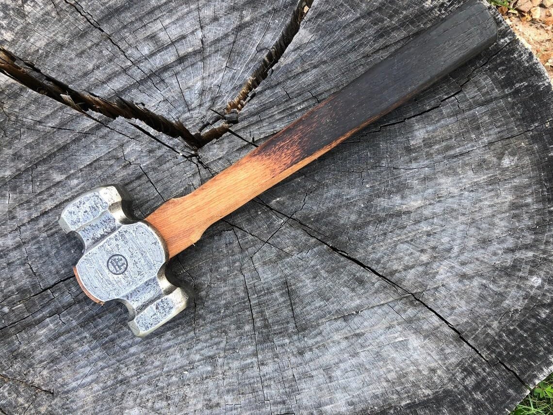 Blacksmith’s Square Rounding Hammer Blacksmith’s Hammer 3lbs Blacksmith Rounding