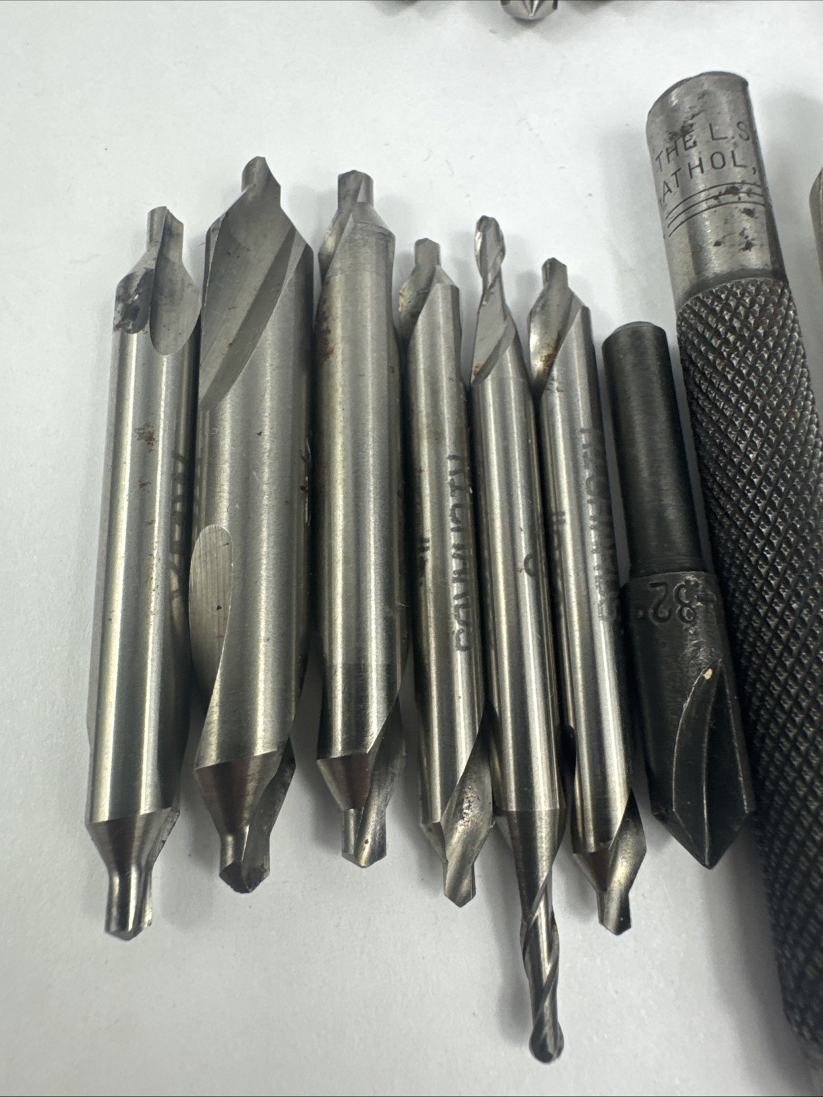 Lot of 18 Vintage Machinist Tools Double End Center Drill Countersink Bits
