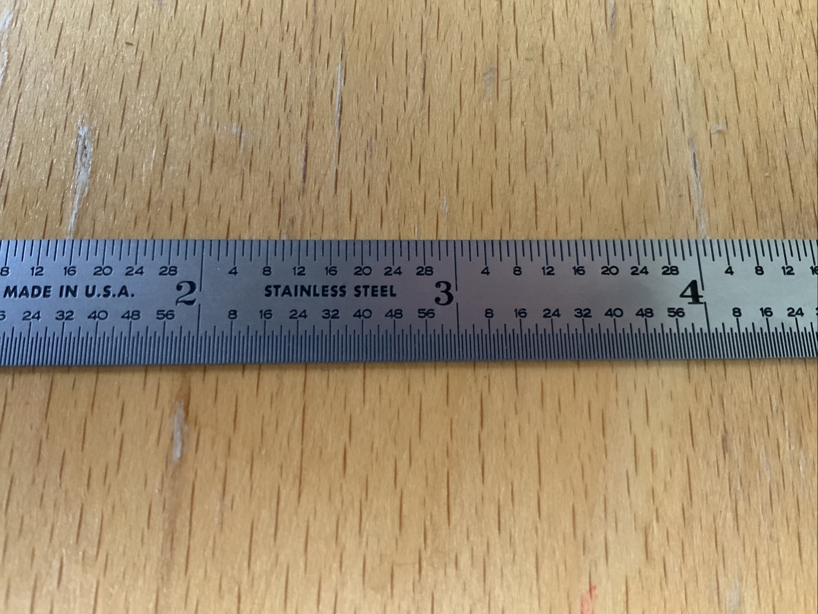 Vtg USA Barlow Stainless Steel Flexible Machinist Rule/Ruler 6 Inch Scale