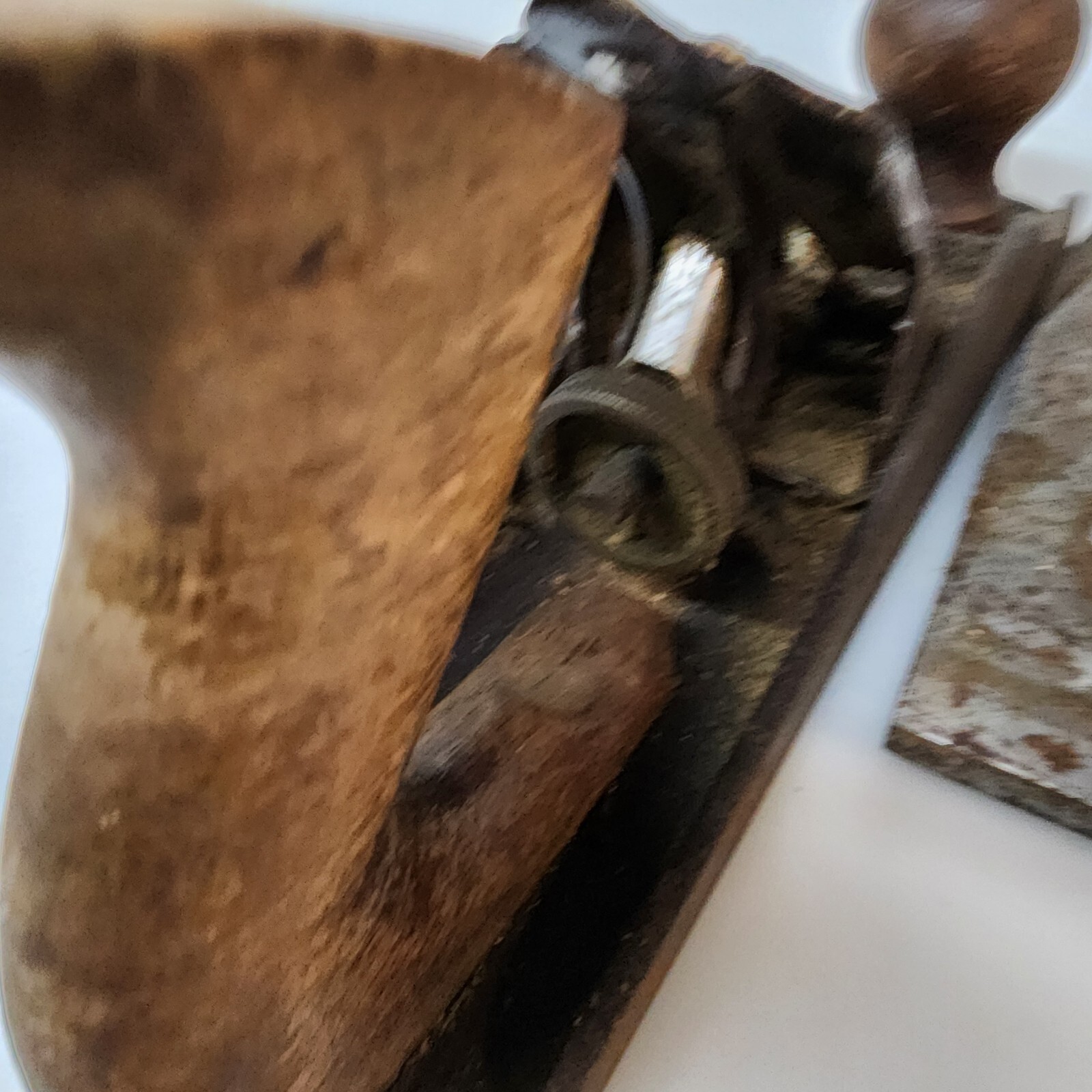Vintage Craftsman? Smooth Bottom Wood & Steel Plane Planer Hand Tool 9.5″ USA