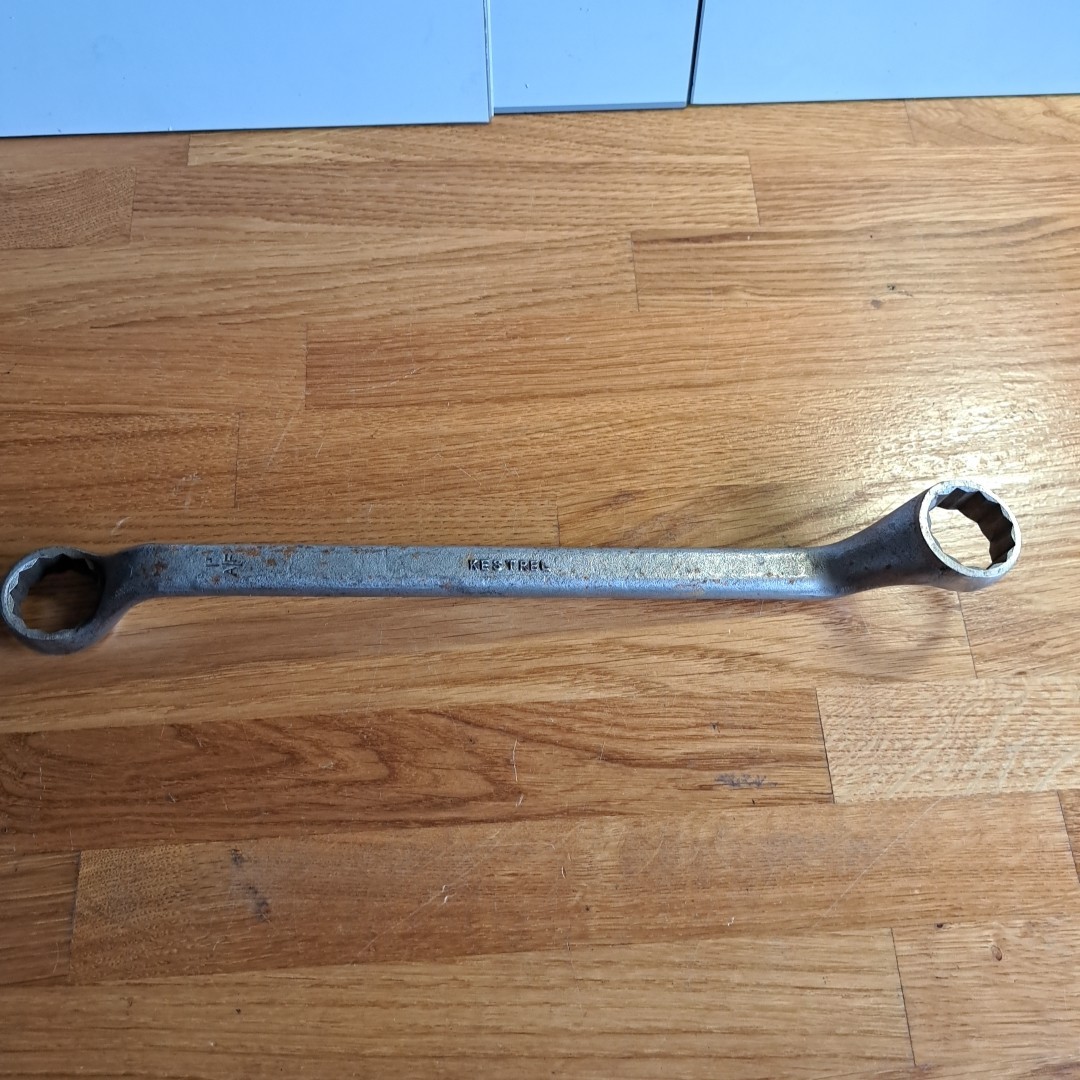 Double Ended Spanner GARRINGTON KESTREL 11/16″ A/f 1″ Classic Tool.