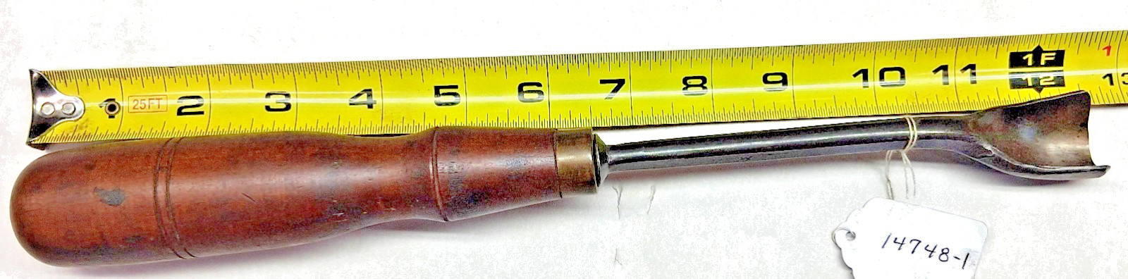 Gouge, Woodworkers Antique Carving Gouge 15/16 Wide Cut, 12-5/8″ Long