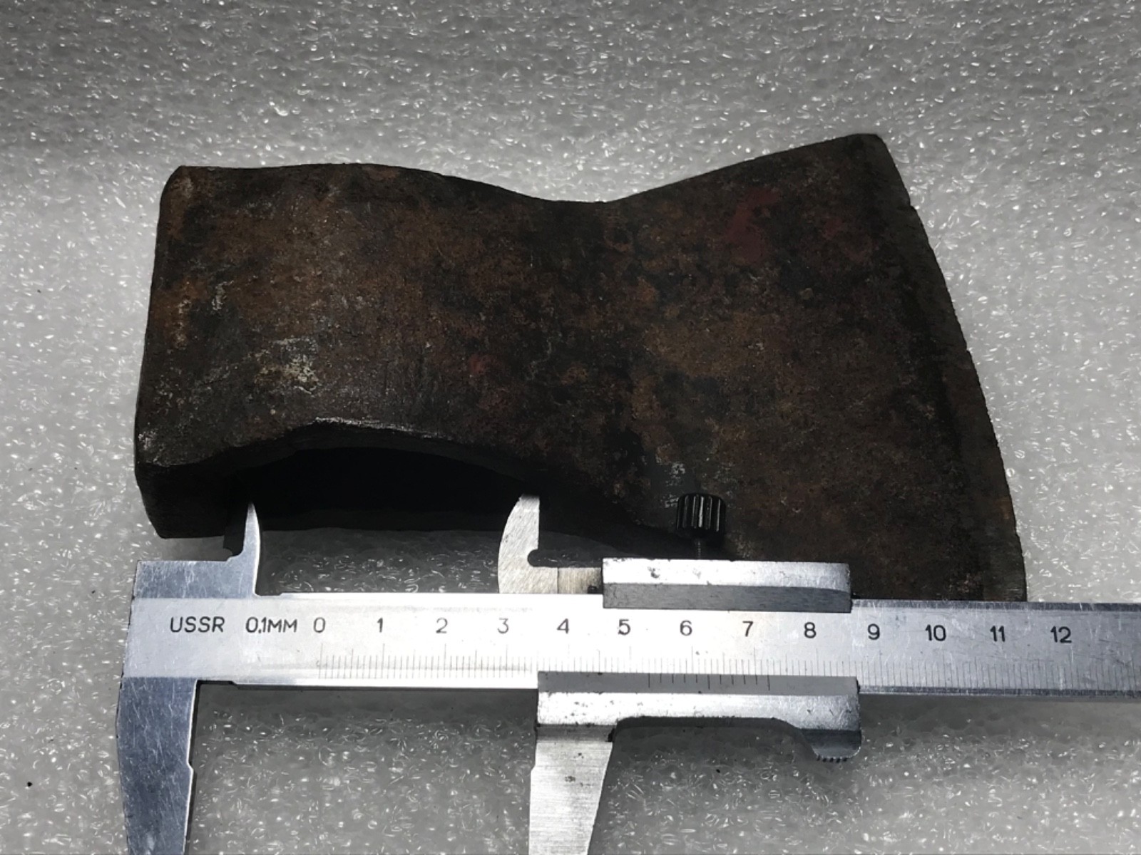 Vintage USSR Axe Head 1400g Soviet Hatchet Steel Ready Use Camping Bushcraft