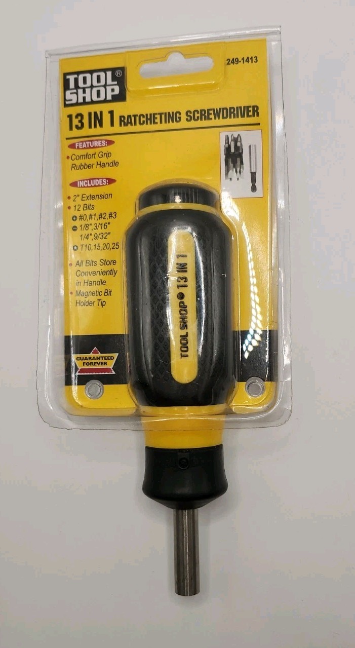 By Tool Shop 13 in 1 Ratcheting Screwdriver Set Hand Tool