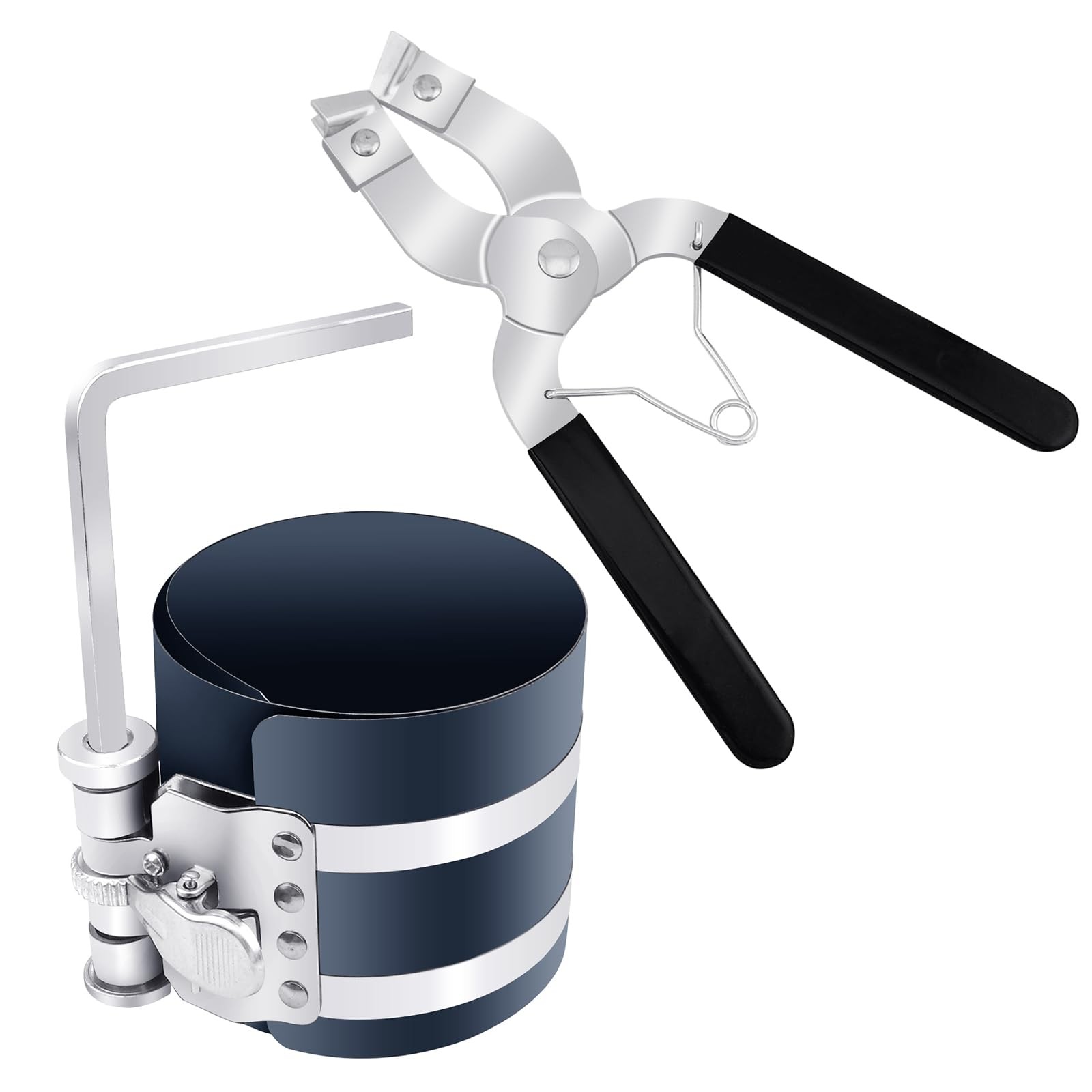 Piston Ring Compressor Tool 53-175mm Adjustable