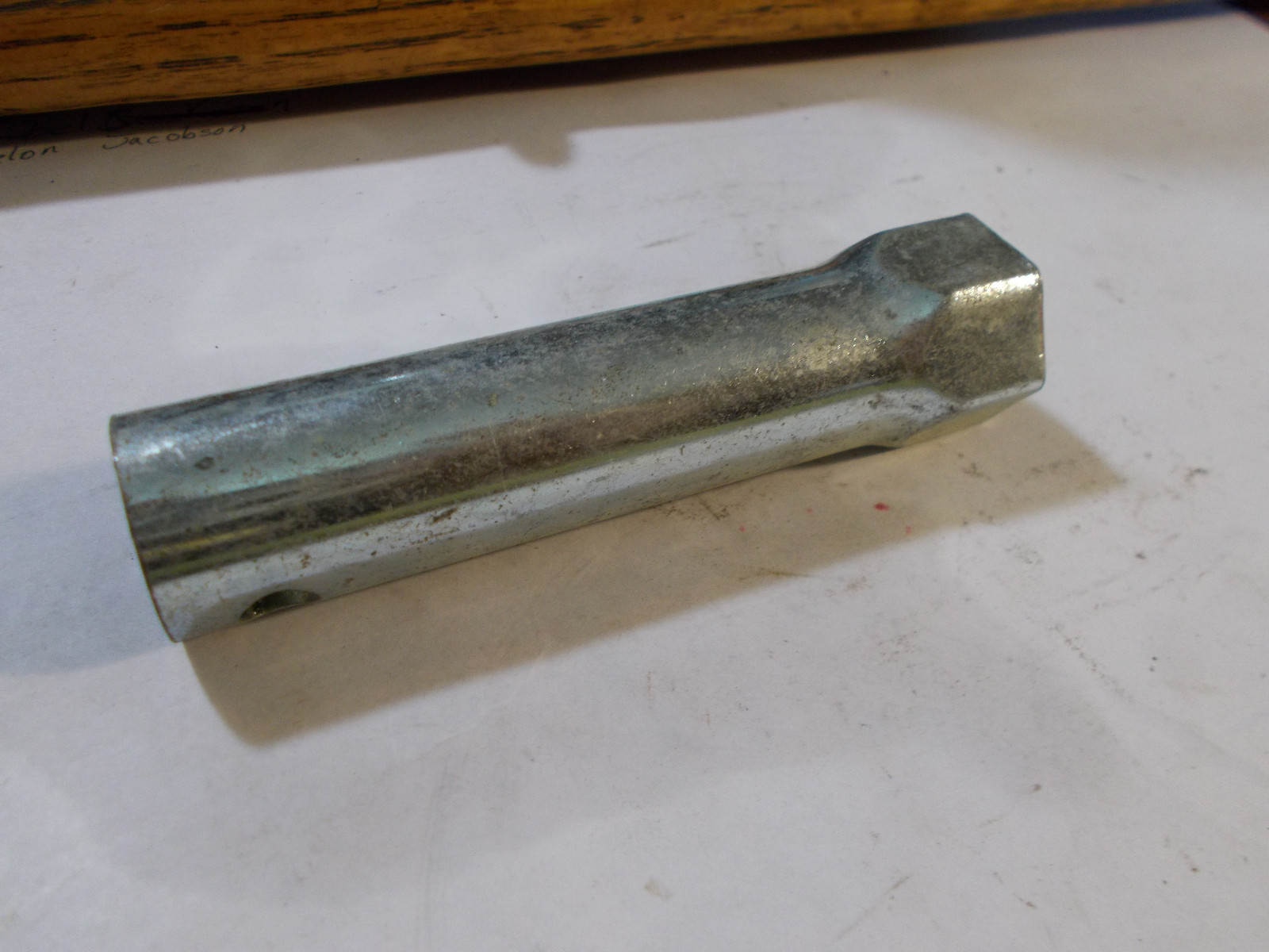 Vintage Motorcycle, Spark Plug Tool, 4″ long & 21.23mm Spark Plug End