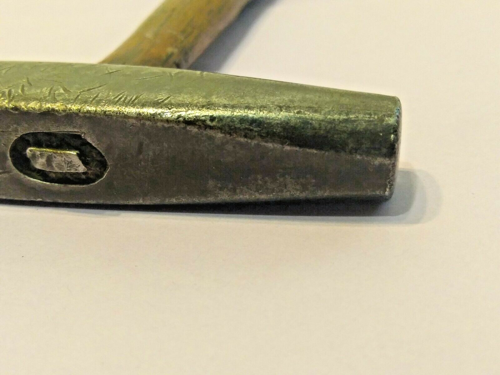 Vtg Small, Blacksmith, Jewelers, Watchmakers Hammer, 6 3/8″ With Hickory Handle
