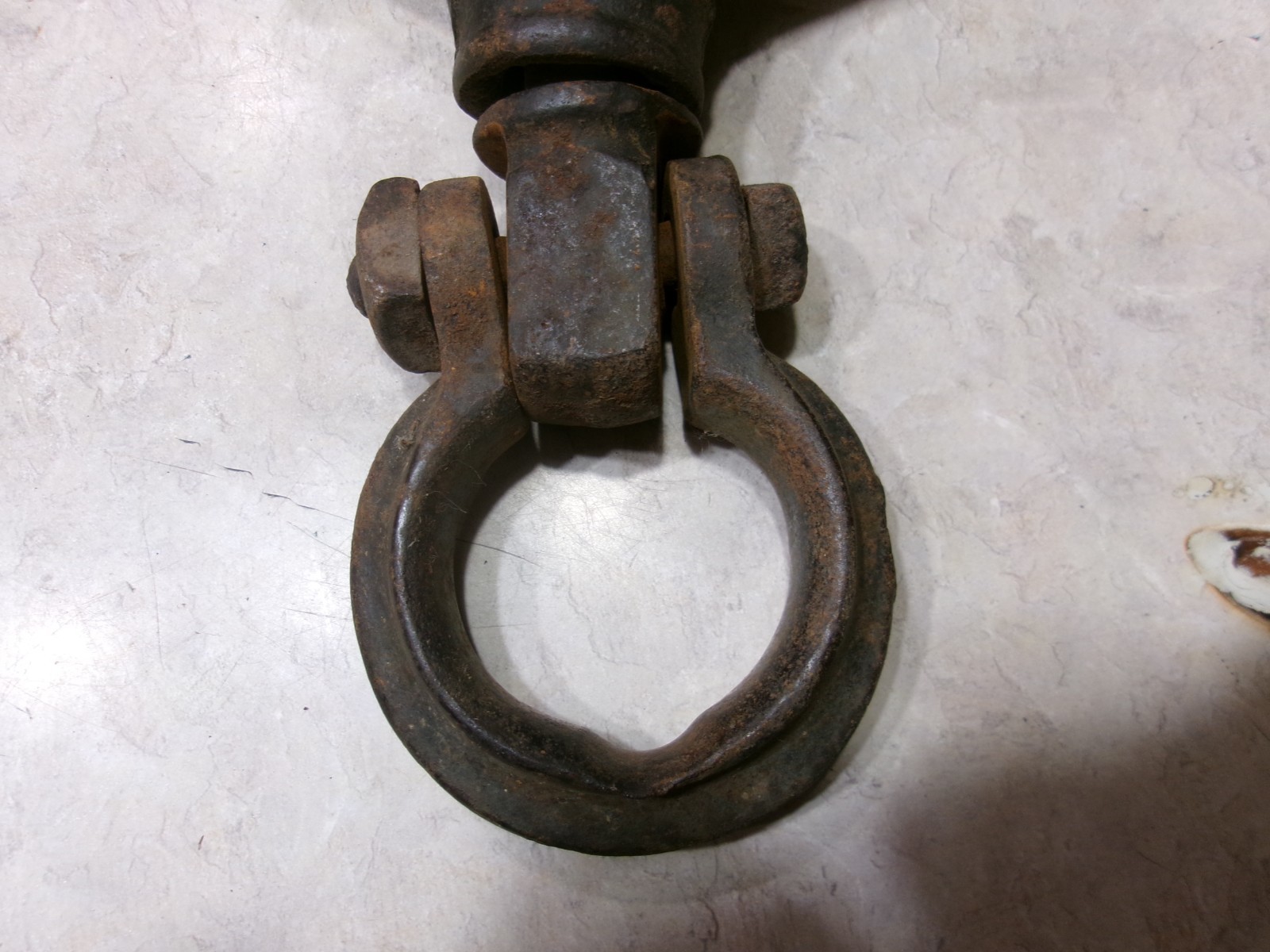 Antique * The Ney Mfg. 403 Hay Trolley Carrier* Cast Iron Pulley Farm Barn