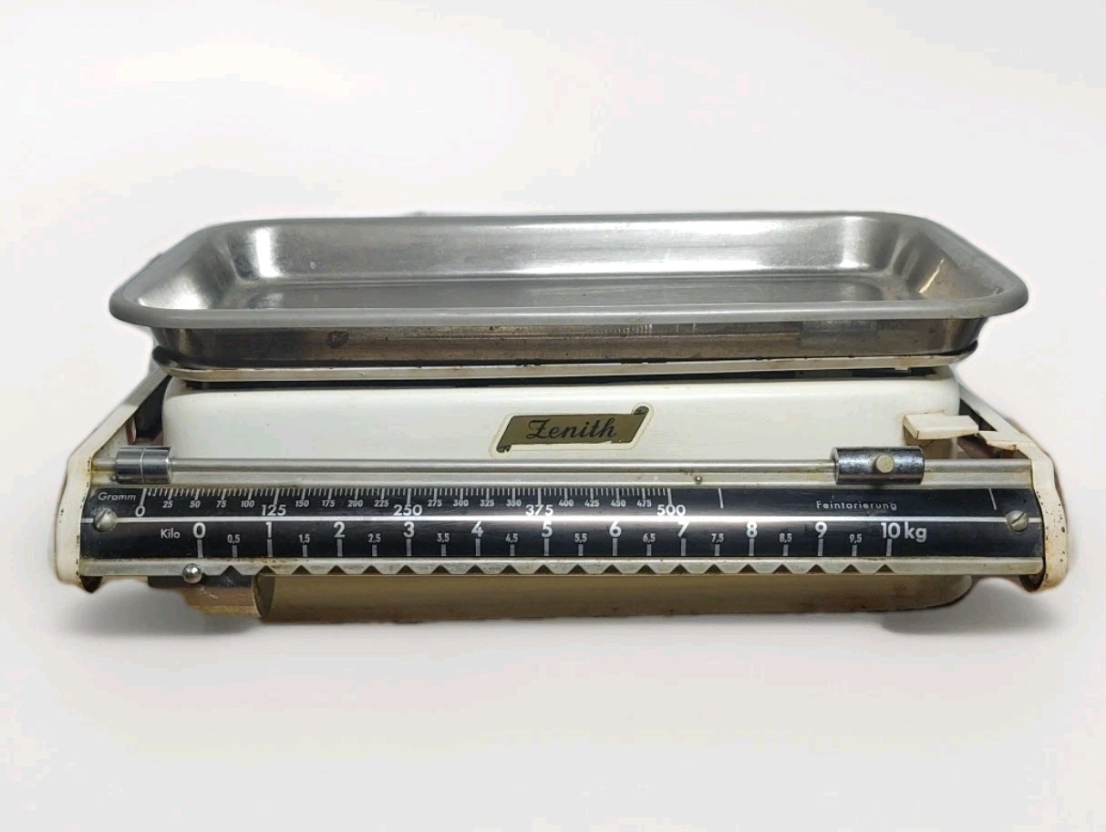 ⚖️Vintage ZENITH German Made Kitchen Scale 1960’s Working Condition 10 Kg