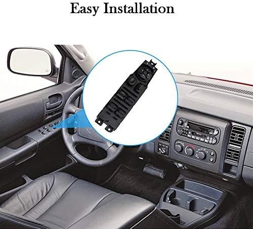 LCWRGS Master Power Window Switch 56049805AB | Fits for 2002-2010 Dodge Ram 1…