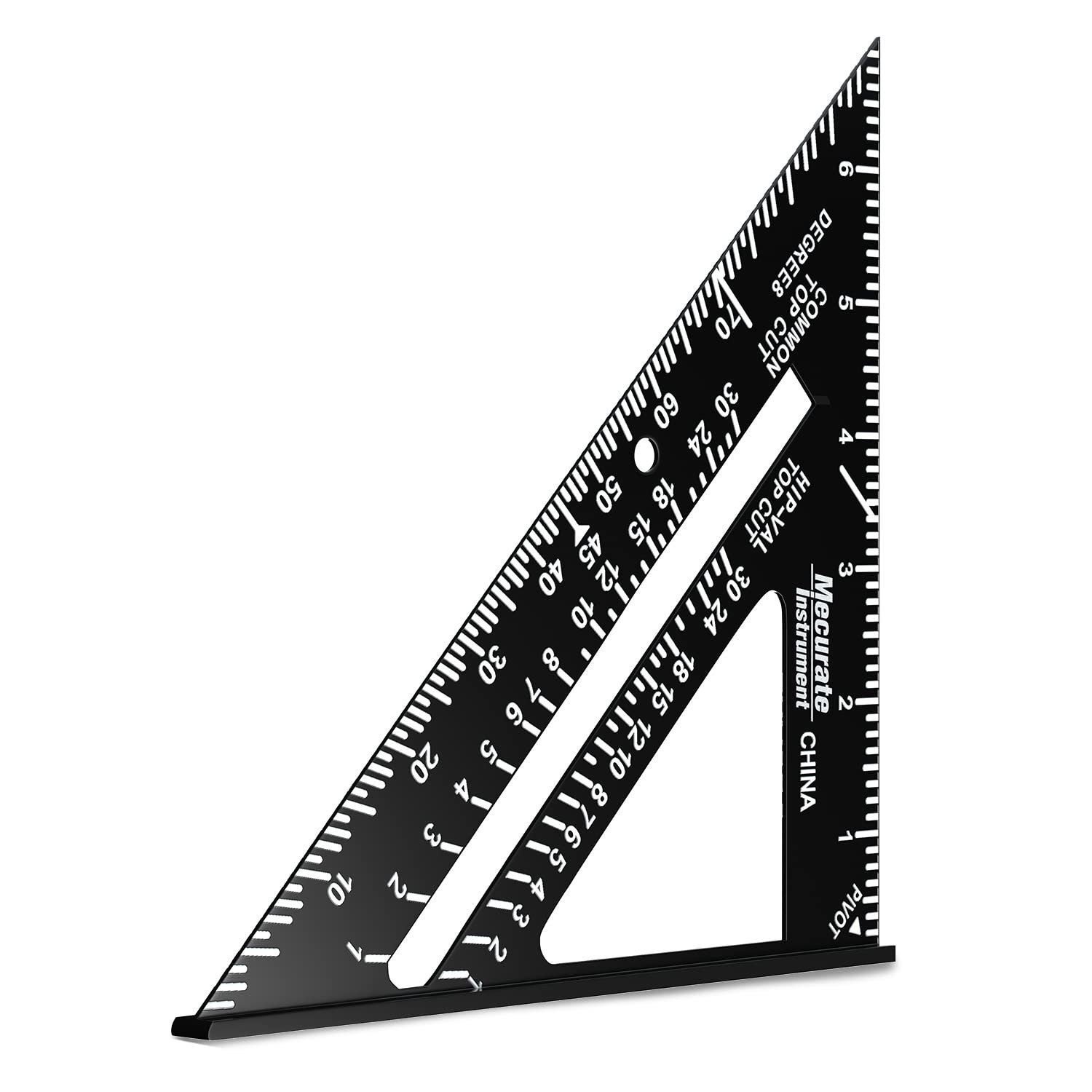 Mecurate Rafter Square, Triangle Carpenter Square 7″