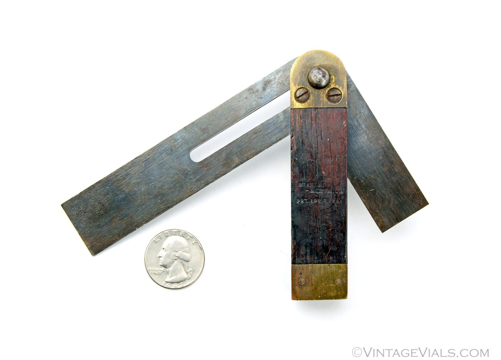 4 Inch STANLEY No. 24 Combination Try Square & Bevel