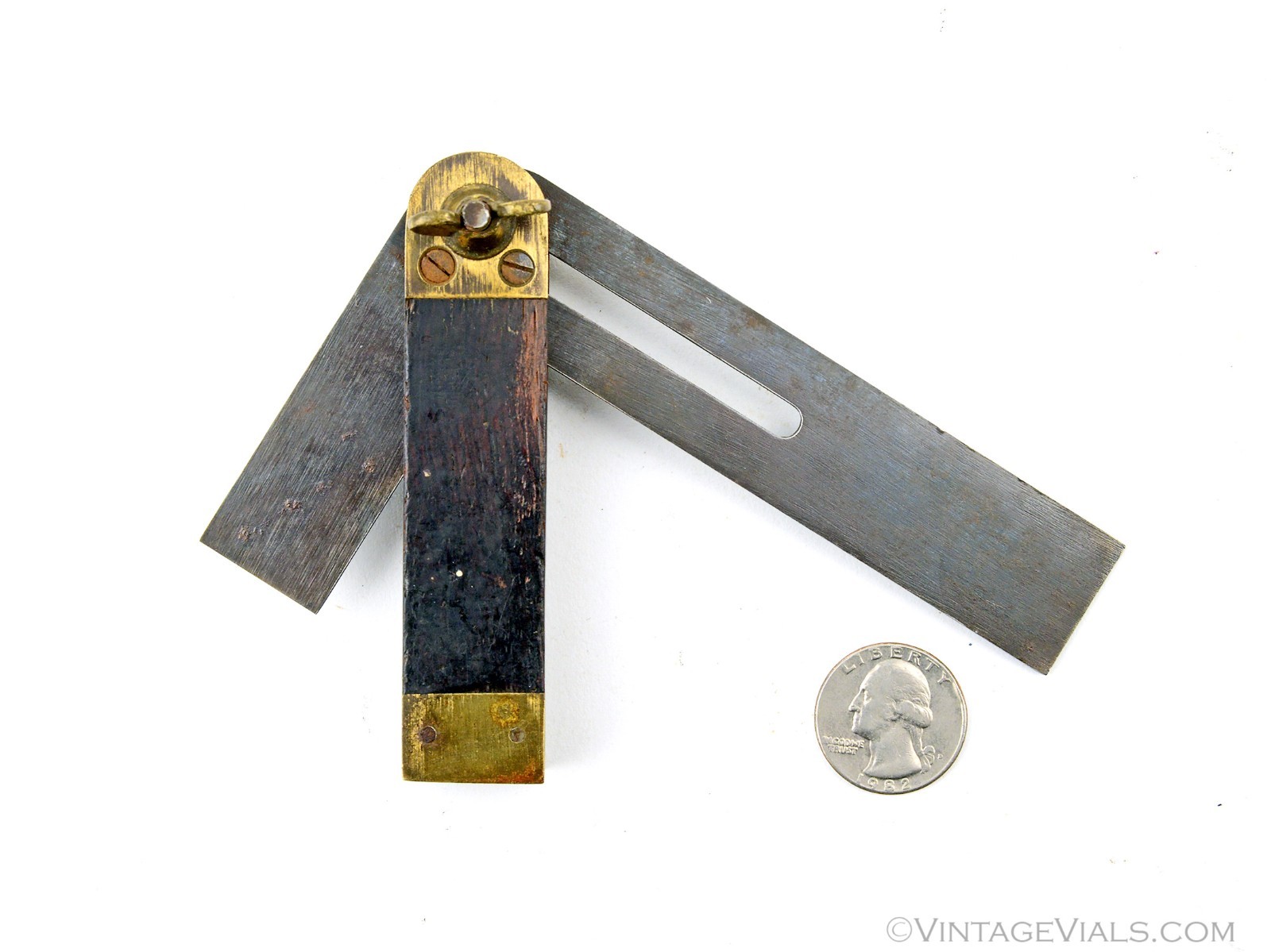 4 Inch STANLEY No. 24 Combination Try Square & Bevel