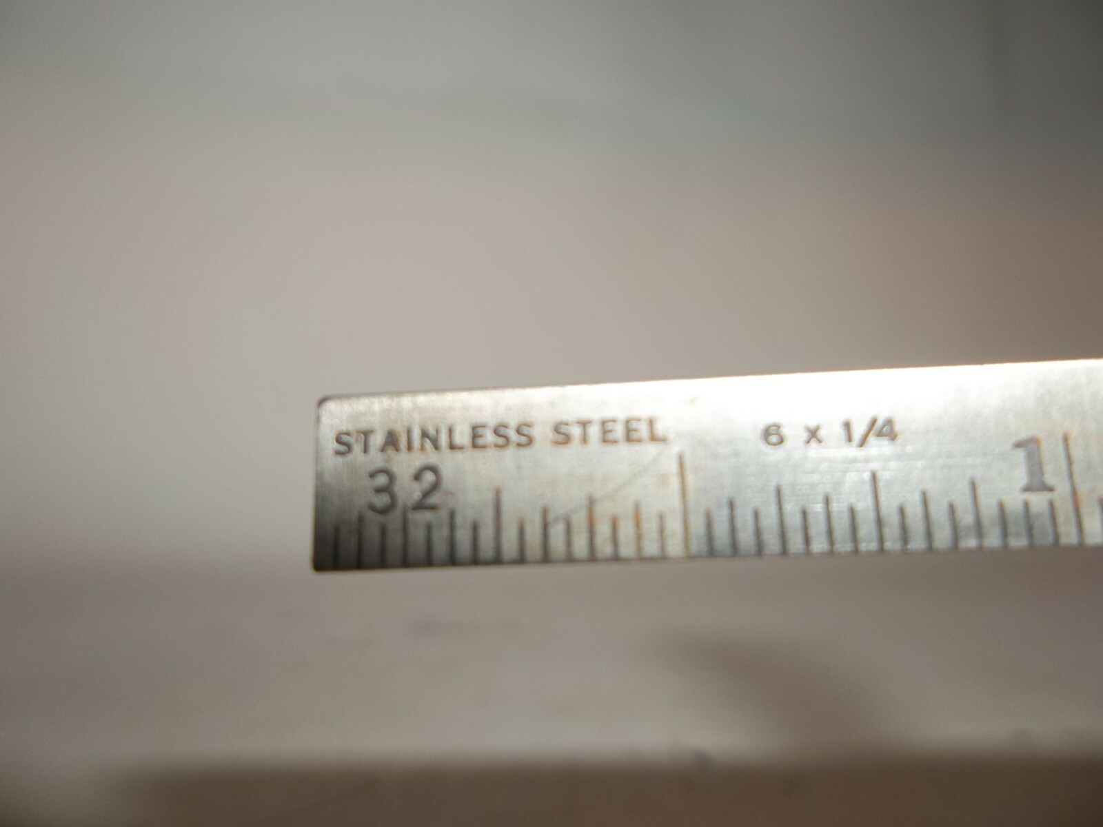 6″ Stainless Steel USA Durham Co New York Machinist T Ruler W/Pocket Clip tool