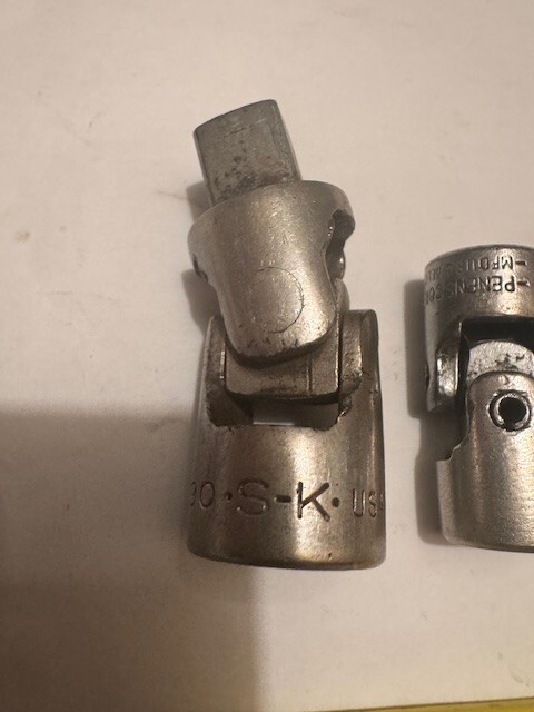VINTAGE MECHANICS QUALITY USA SWIVEL SOCKETS + – LOT OF 5 PCS