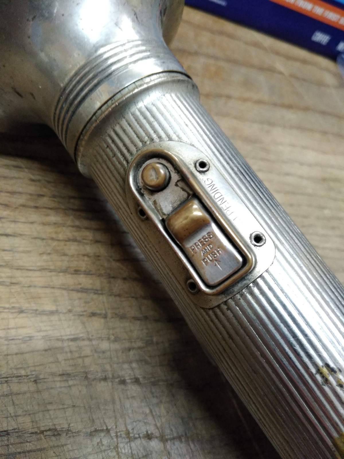 Vtg USA Lite Flashlight 9.50″ United States Elec Mfg Made USA Parts/Repair Lot