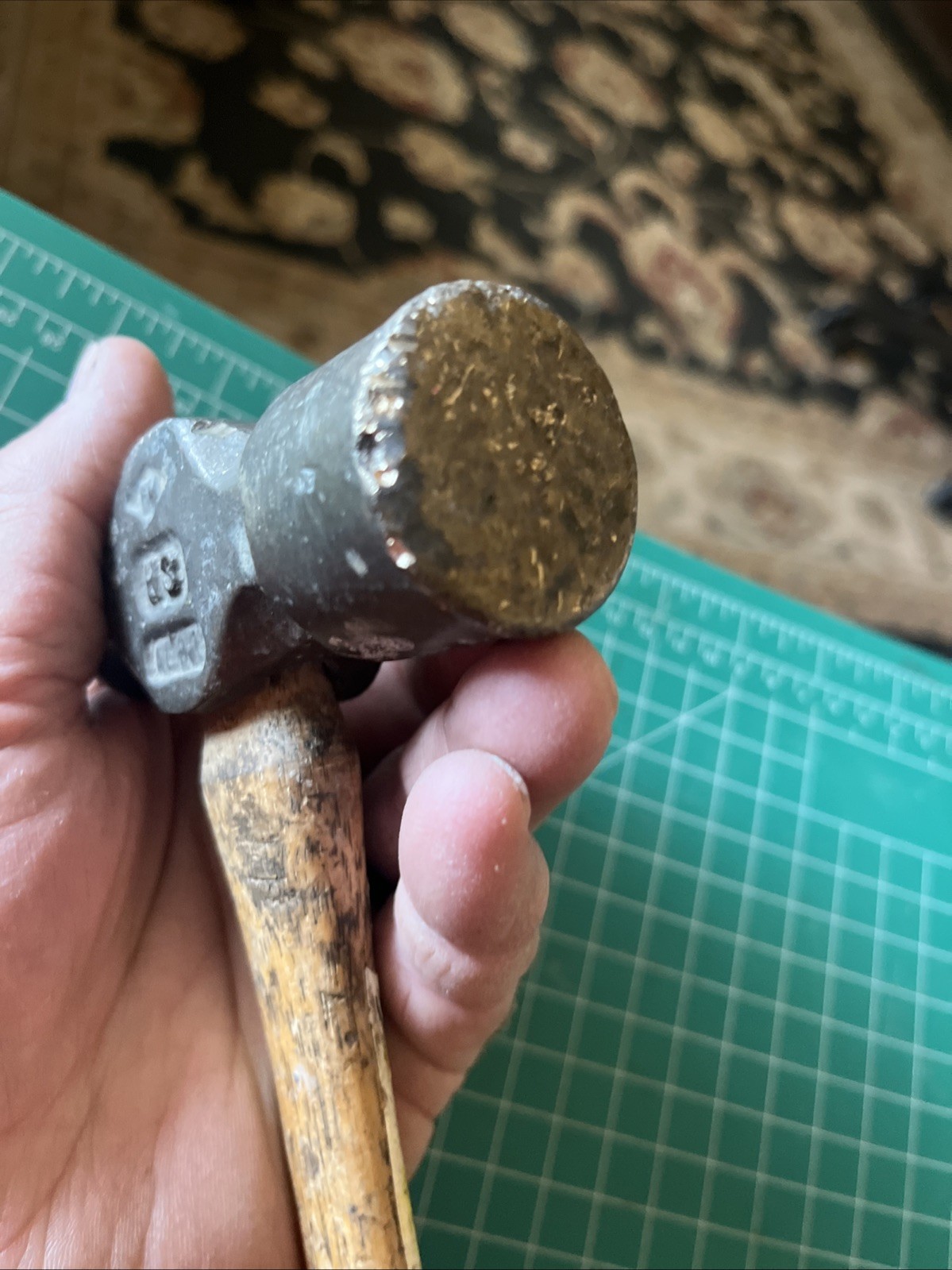 Vintage AMPCO H-3 Non-Sparking Ball Peen Hammer H3