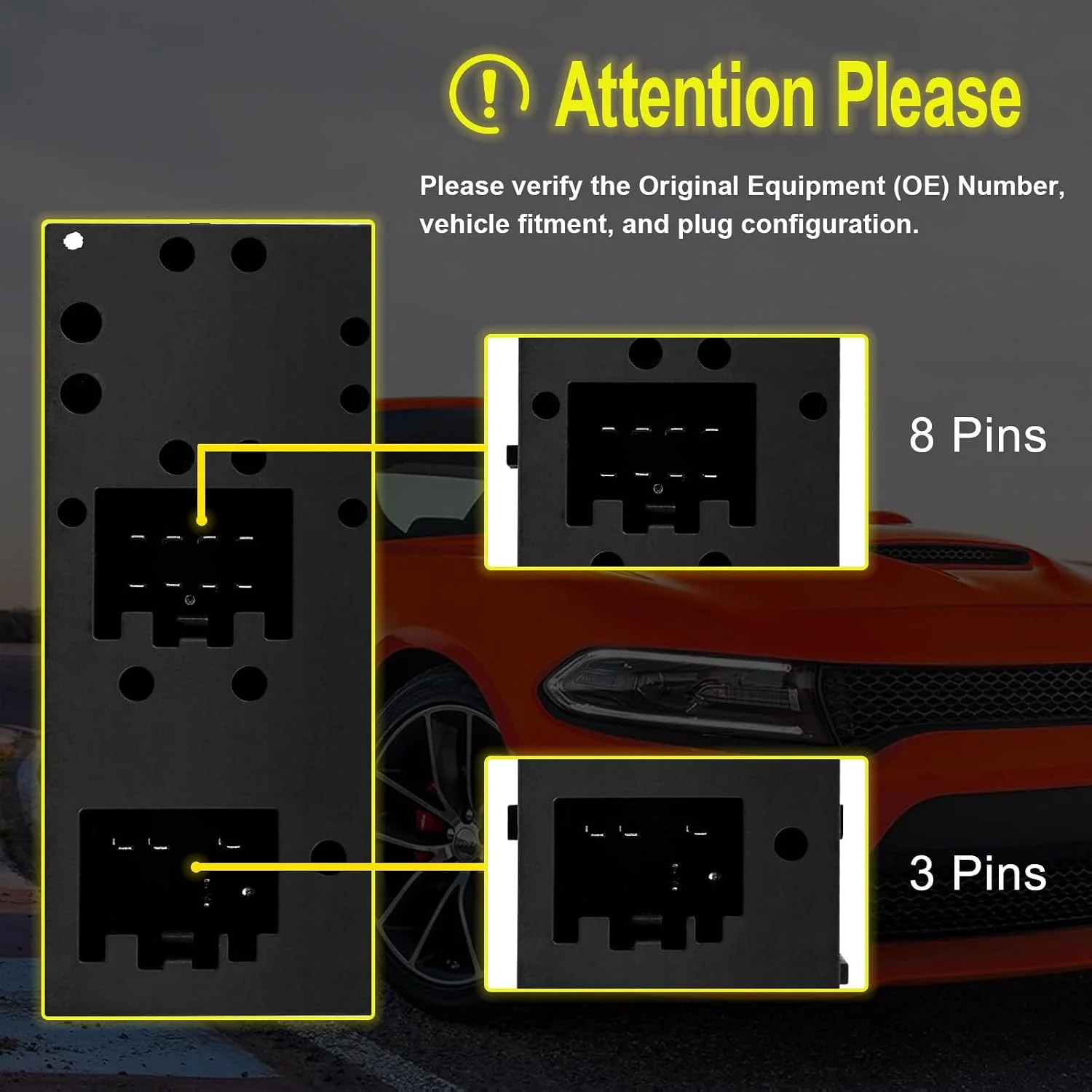 Driver Side Master Power Window Switch for Ford F150 2004-2008, Ford Expedition