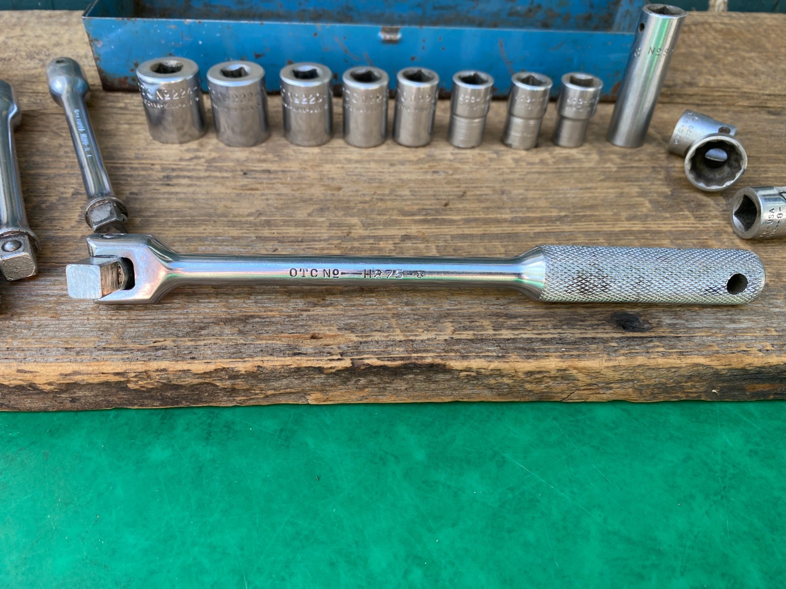 Vintage OTC OWATONNA TOOL Vintage 3/8” Drive Socket Set Ratchets Extensions USA