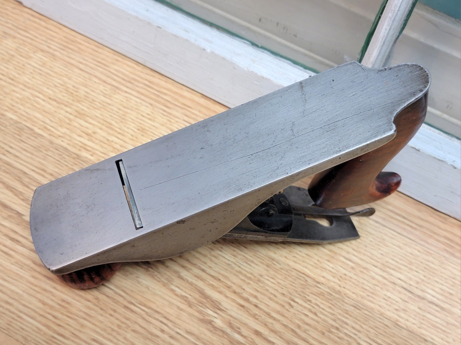 Scarce Birmingham Derby No. 3 Size B Plane Mosher 1889 Patent Caged Lateral