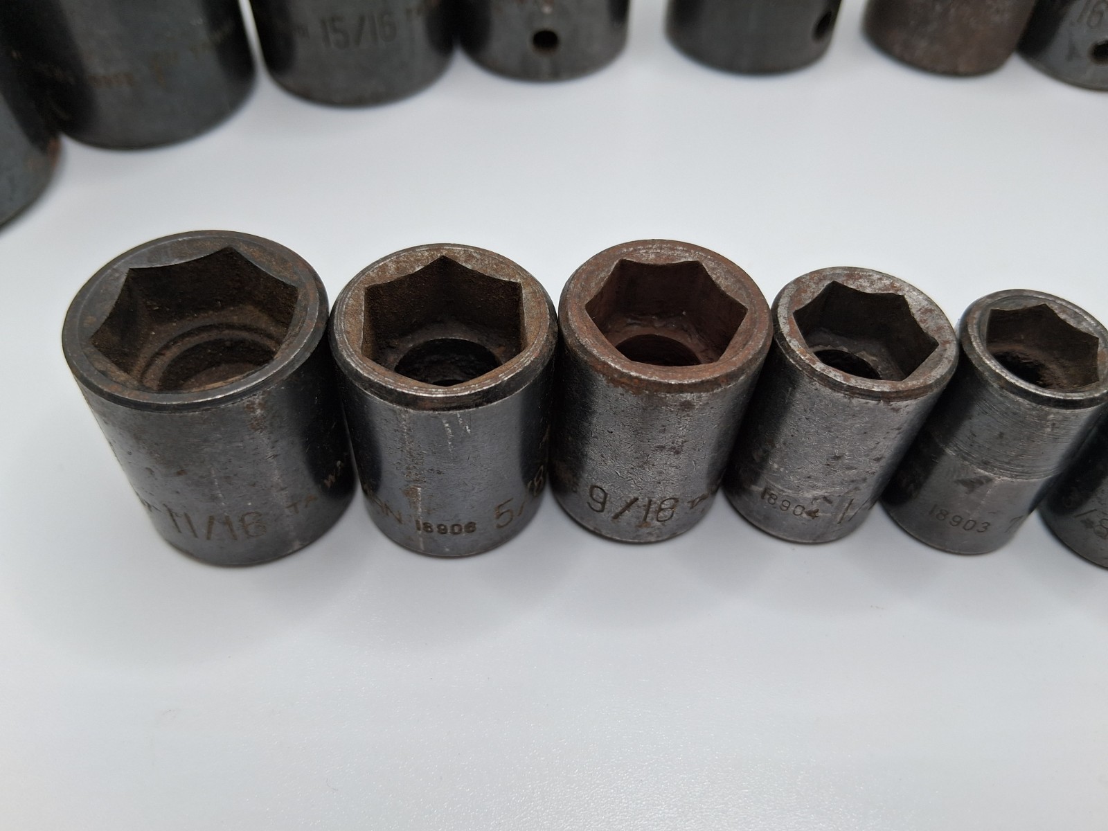 Craftsman Shallow Impact Socket Sets 1/2 & 3/8 Drive SAE 6pt