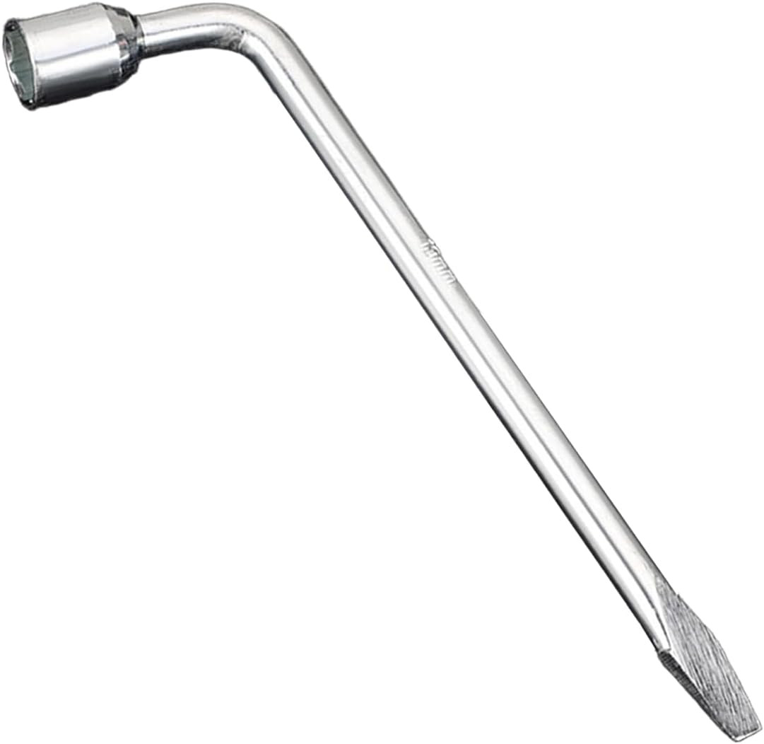 19mm Car Spare Tire Lug Wrench, L Type Automotive Tire Replacement Tool with …