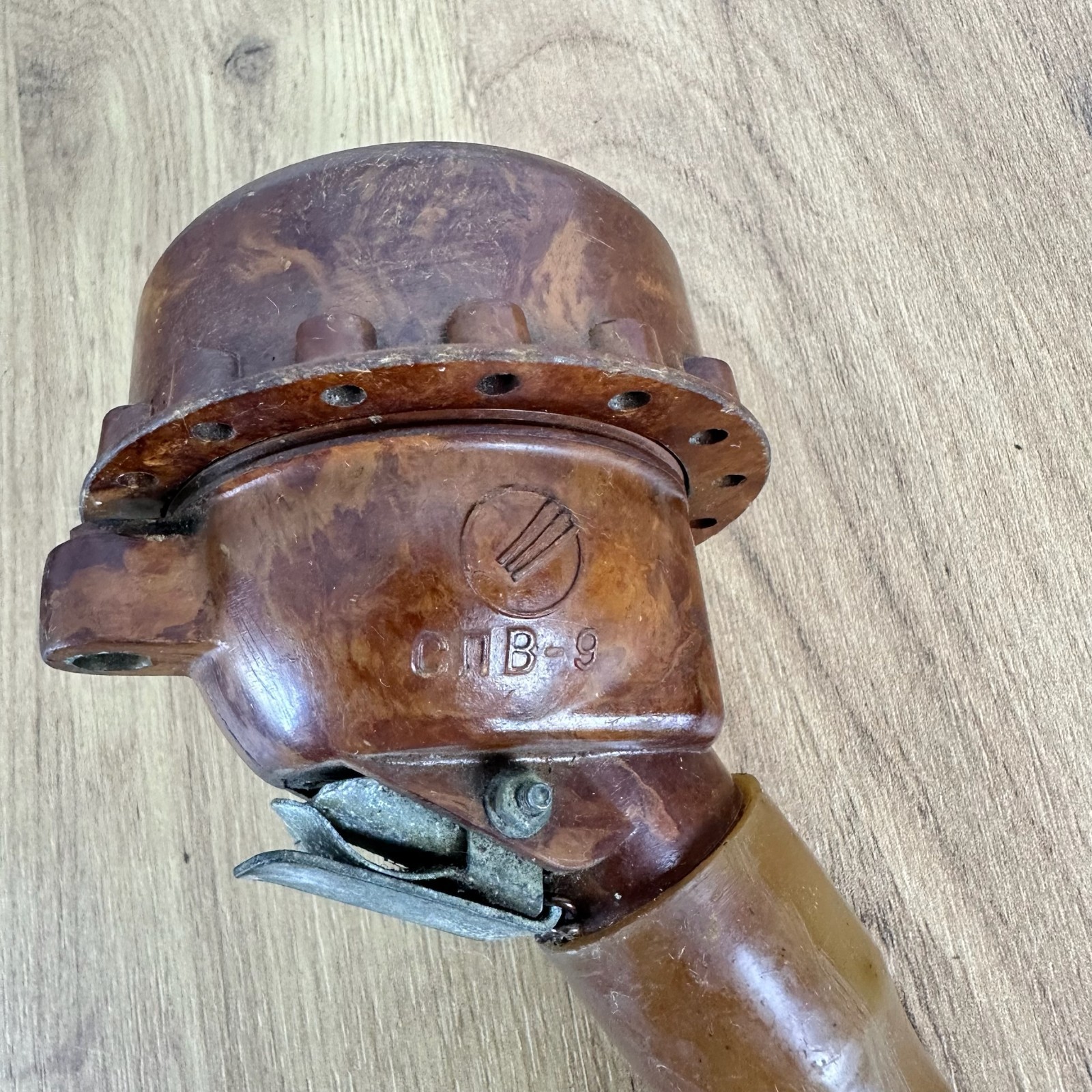 Soviet Vintage Bakelite Flashlight Lamp. Made in USSR. Сarbolit Original