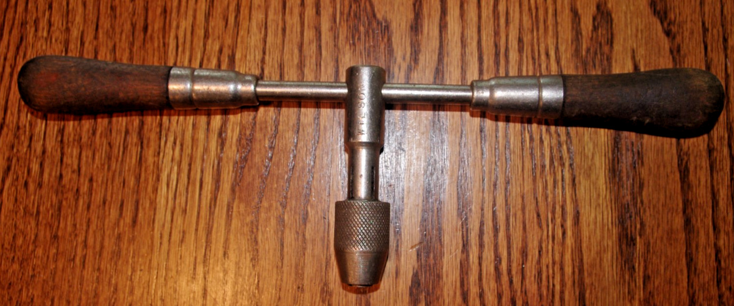 Antique Wilson T-Handle Tap Wrench Rare Unique