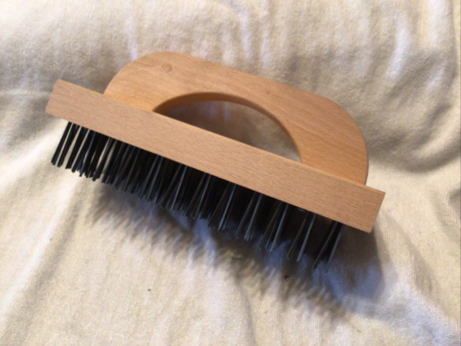 Blacksmith Block Brush, Flat Steel Metal Bristle, Wood Handle 9” X 4″ ( New )