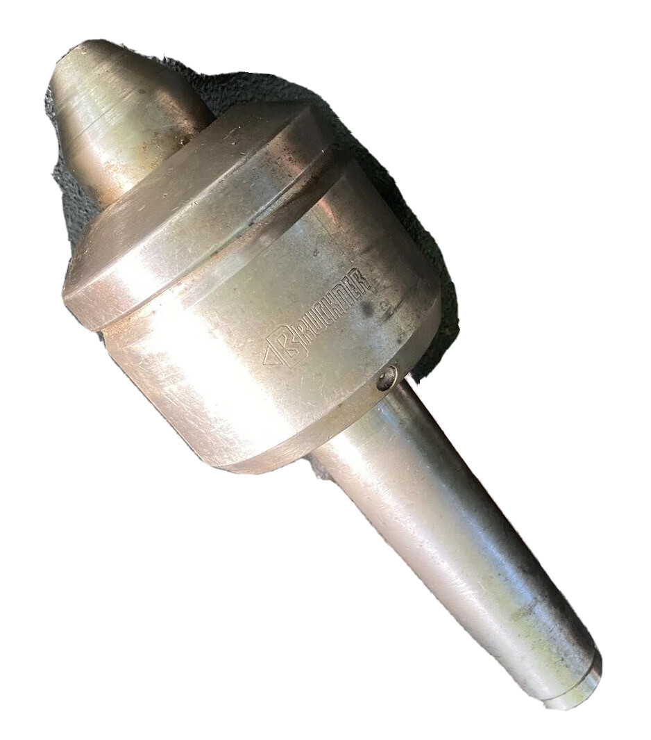 Bruckner Live Center MT No. 4 Morse Taper Small Bull Nose Point Metal Lathe Tool