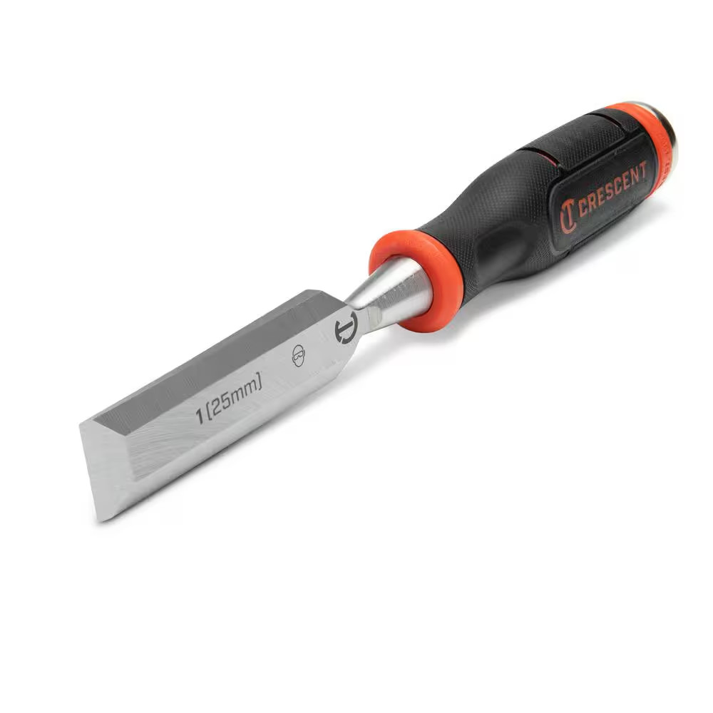 1 In. Wood Chisel with Grip and Striking End Cap