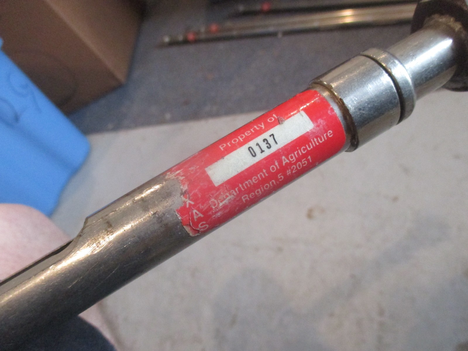 Vintage Seedburo Open Handed Aluminum 6 Hole Grain Probe Soil Sampler 36 1/8″ L