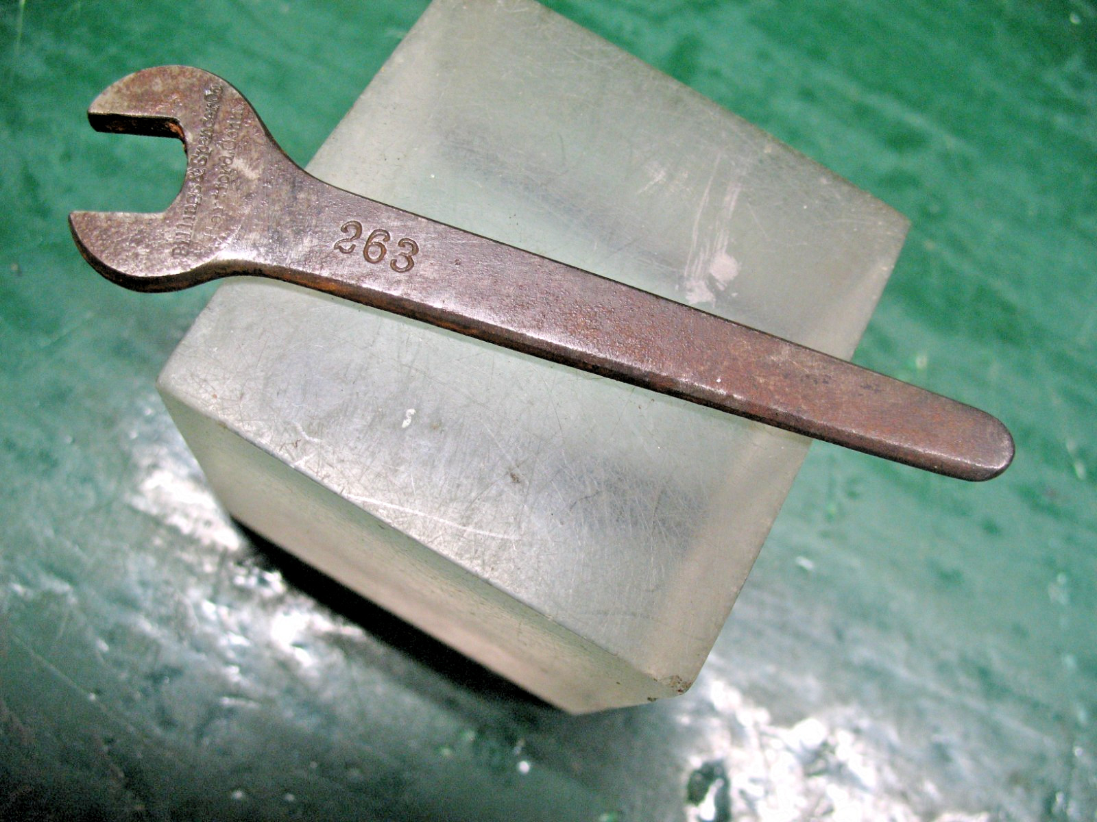 BILLINGS & SPENCER HARTFORD CONN. MACHINIST’S WRENCH 3/16” No. 263