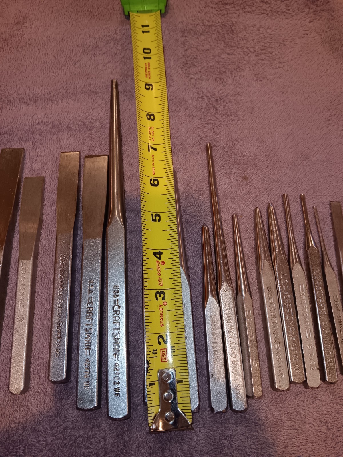 Craftsman Assorted Chisels & Punches 19 pcs.