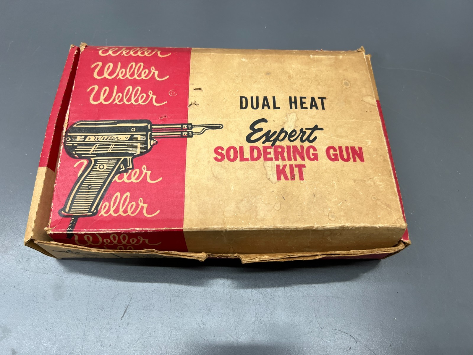 VINTAGE WELLER 8200K DUAL HEAT SOLDERING GUN KIT W BOX – VGC – USA