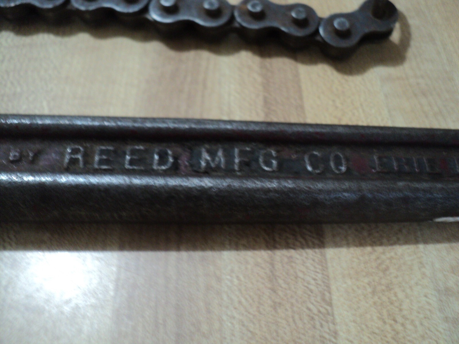 VINTAGE REED DO-ALL 14″ CHAIN WRENCH No. CW14 in very Good shape