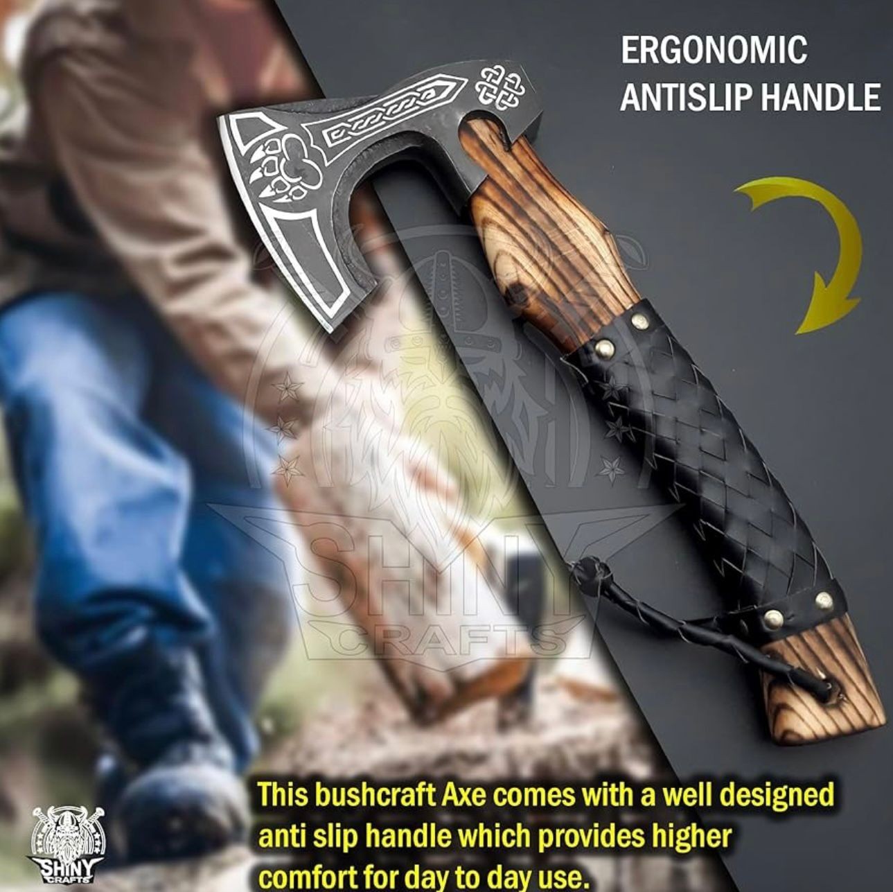 Customs Handmade Mini Berserker Axe Tomhahawk Battle Axe Viking Axe Gift SCA-16